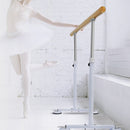 Wooden Portable Ballet Bar Stretch Barre Dance Bar 1.5M Freestanding Ballet Bar - RnR Galore