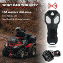X - BULL Electric Winch 12v Synthetic Rope 4500LBS Wireless Remote ATV UTV 2041KG - RnR Galore