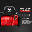 X - BULL Electric Winch 12V Synthetic Rope Wireless 14500LB Remote 4X4 4WD Boat - RnR Galore