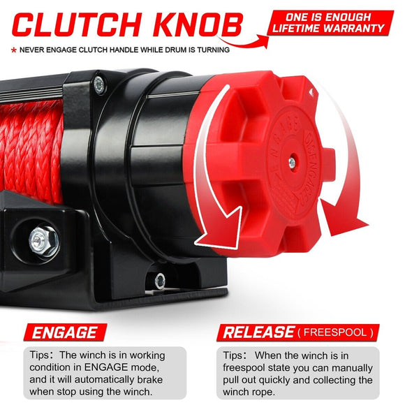 X - BULL Electric Winch 6000LBS 12V BOAT Synthetic Rope Wireless Remote 4WD ATV UTV - RnR Galore