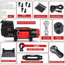X - BULL Electric Winch 6000LBS 12V BOAT Synthetic Rope Wireless Remote 4WD ATV UTV - RnR Galore