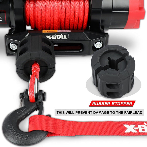 X - BULL Electric Winch 6000LBS 12V BOAT Synthetic Rope Wireless Remote 4WD ATV UTV - RnR Galore