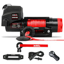 X - BULL Electric Winch 6000LBS 12V BOAT Synthetic Rope Wireless Remote 4WD ATV UTV - RnR Galore