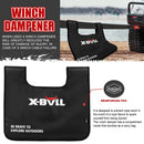 X - BULL Recovery Kit 4X4 Off - Road Kinetic Rope Snatch Strap Winch Damper 4WD13PCS - RnR Galore