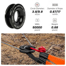 X - BULL Recovery Ring Soft Shackle Kit Snatch Block Pulley Rope Snatch Ring 4WD - RnR Galore