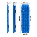 X - BULL Recovery tracks kit Boards 4WD strap mounting 4x4 Sand Snow Car qrange GEN3.0 6pcs blue - RnR Galore