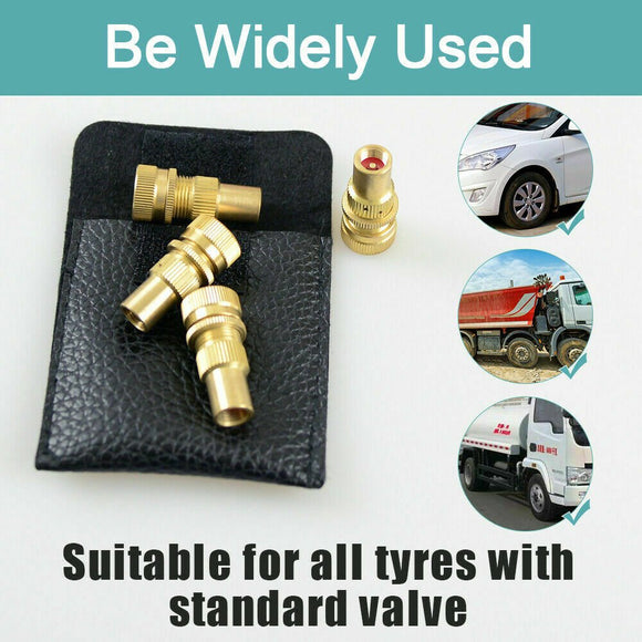 X - BULL Tyre Deflators Brass Air Deflator 0 - 60 PSI Tire Valve Core Tool Automatic - RnR Galore