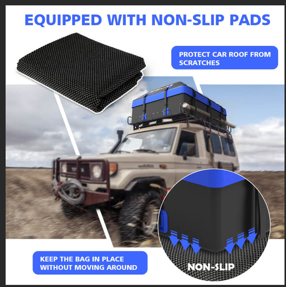 X - BULL Waterproof Car Roof Cargo Bag 595L Top Rack Carrier Luggage Storage Cube - RnR Galore