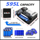 X - BULL Waterproof Car Roof Cargo Bag 595L Top Rack Carrier Luggage Storage Cube - RnR Galore