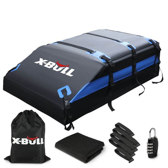 X - BULL Waterproof Car Roof Top Rack Carrier ravel Cargo Luggage Cube Bag Trave 425L - RnR Galore