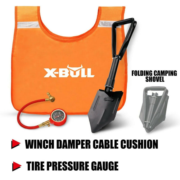 X - BULL Winch Recovery Kit Recovery tracks /Snatch Strap Off Road 4WD - RnR Galore