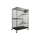 YES4PETS Pet 140cm 4 Level Bird Ferret Parrot Cage Aviary Cat Castor - RnR Galore