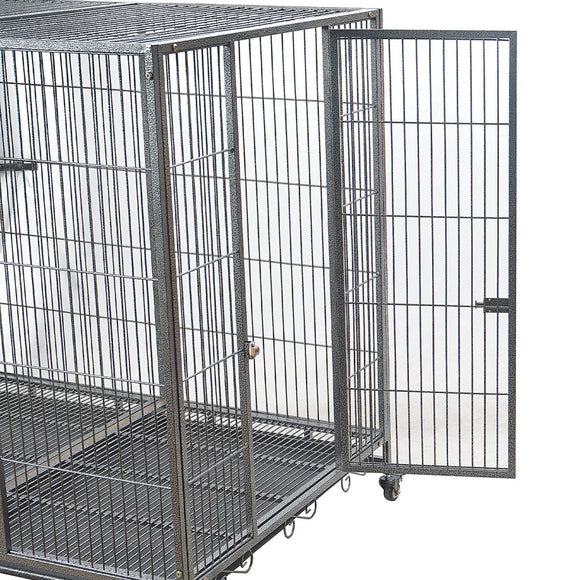 YES4PETS XXL Pet Dog Cat Cage Metal Crate Kennel Portable Puppy Cat Rabbit House - RnR Galore