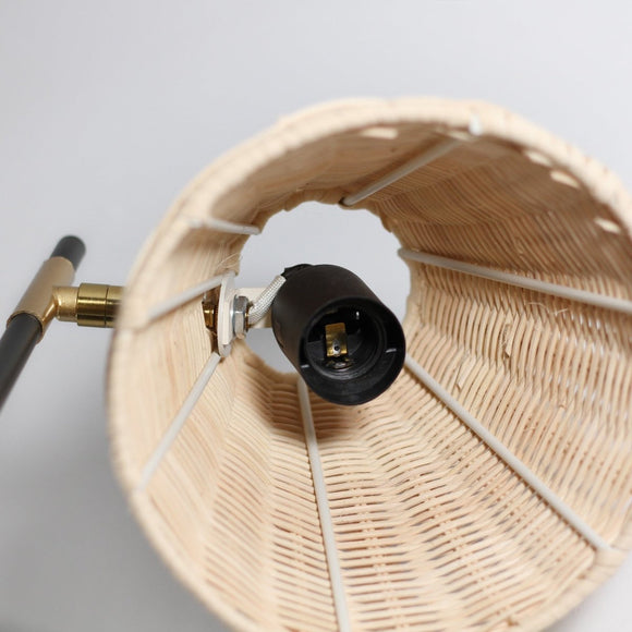 Yvette Rattan Floor Lamp - RnR Galore
