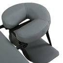 Zenses Massage Table 55cm 2 Fold Aluminium Massage Bed Portable Beauty Therapy Grey - RnR Galore
